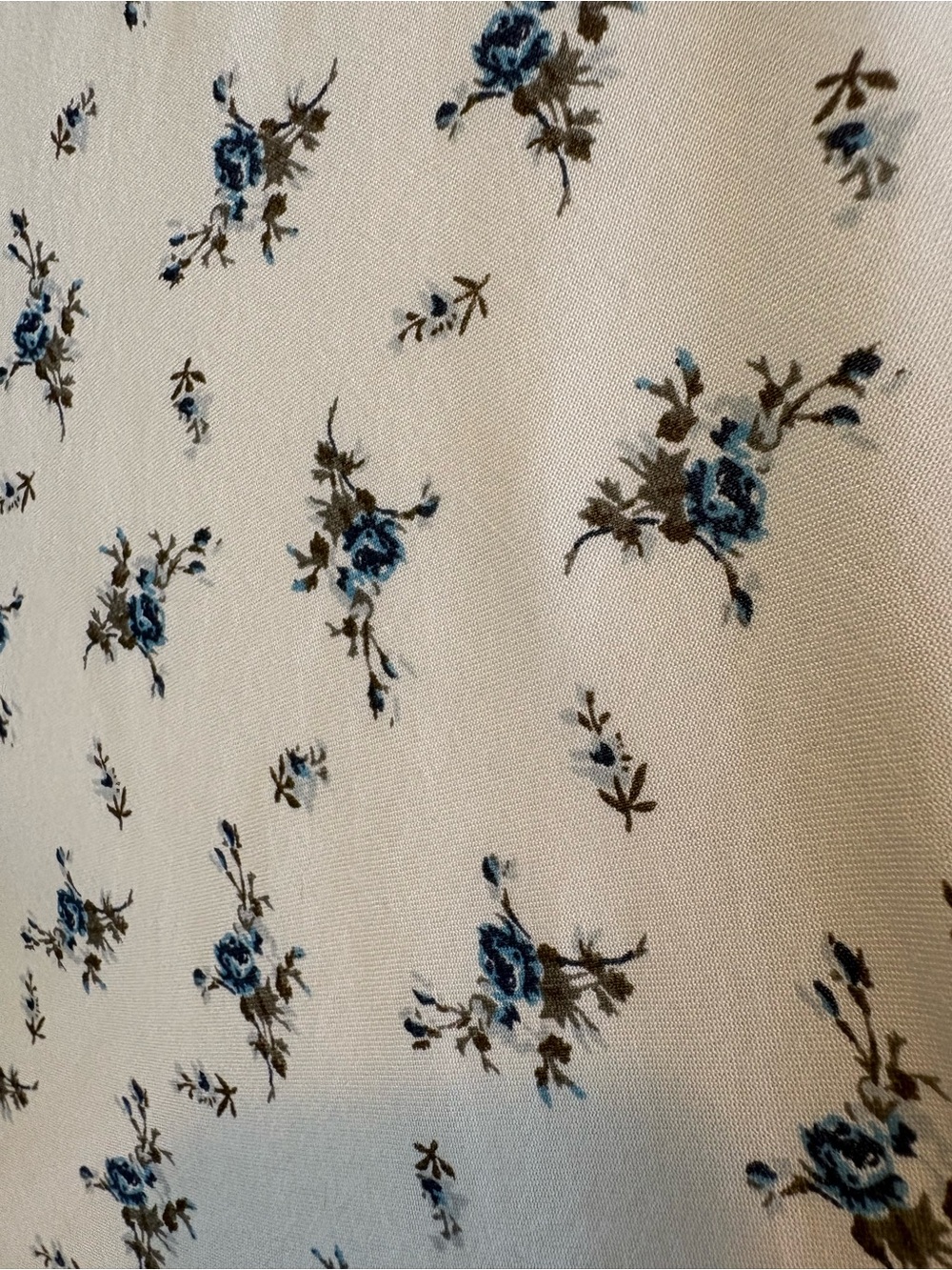 Ralph Lauren DENIM & SUPPLY | Blue Floral V-Neck Summer Dress 12 Cottagecore - Picture 13 of 14